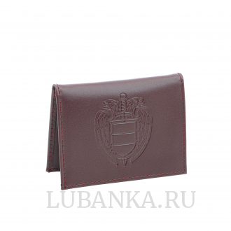 Обложка для удостоверения ФСО бордовая