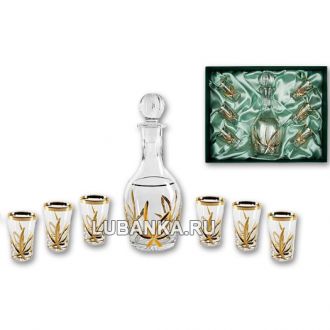 Набор для водки «Грацио» хрустальный