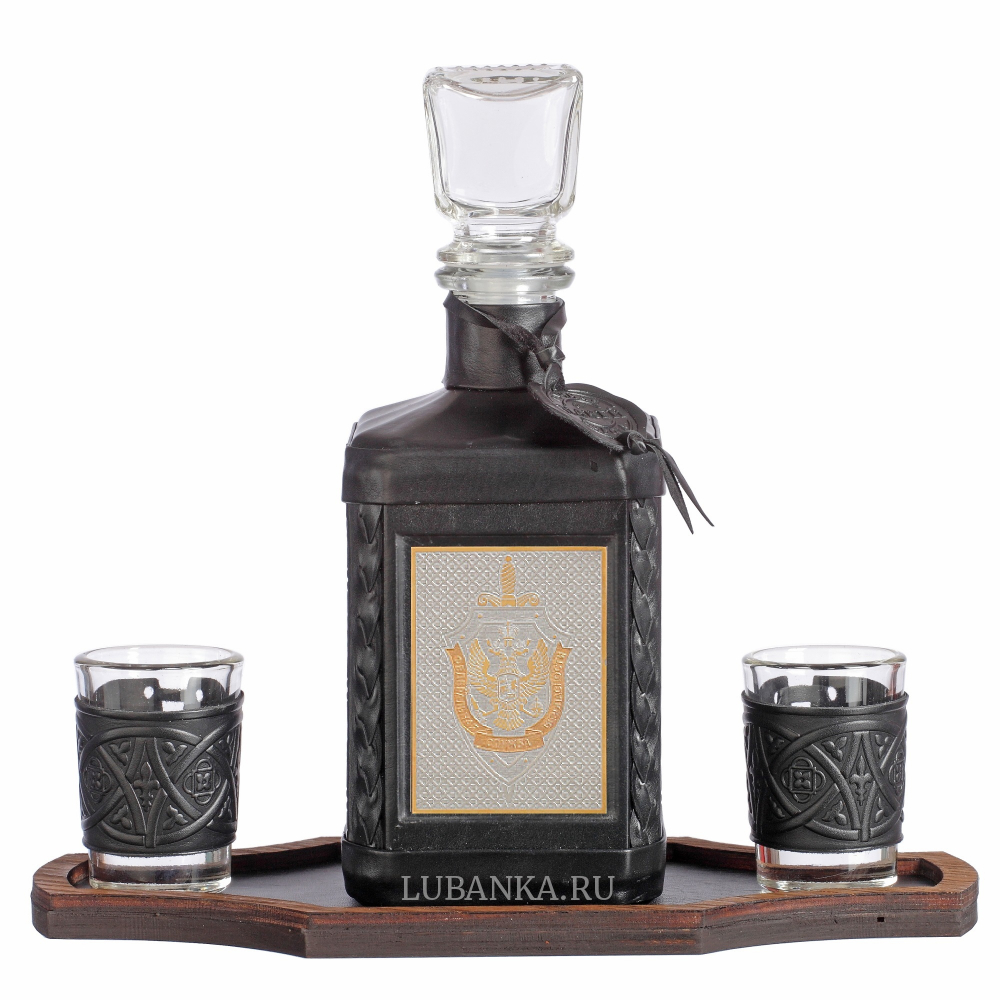 Набор для водки «ФСБ» чёрный